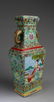 Chinese Famille Verte Porcelain Vase - 4