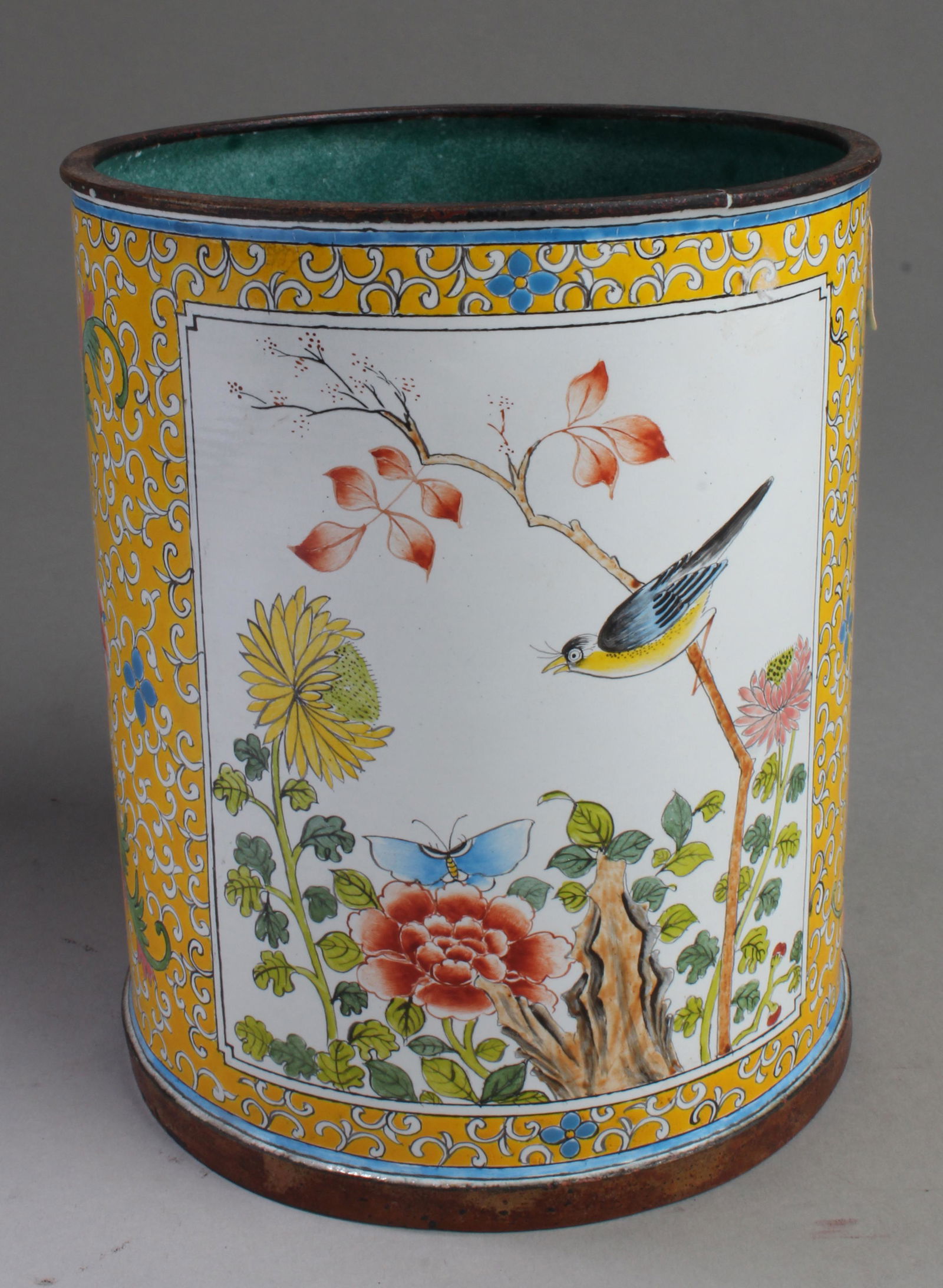 Chinese Cloisonne Brushpot (1 of 5)