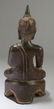 Antique Chinese Bronze Buddha Statue - 3