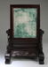 Chinese Rectangular Hardwood Table screen with Jade - 2