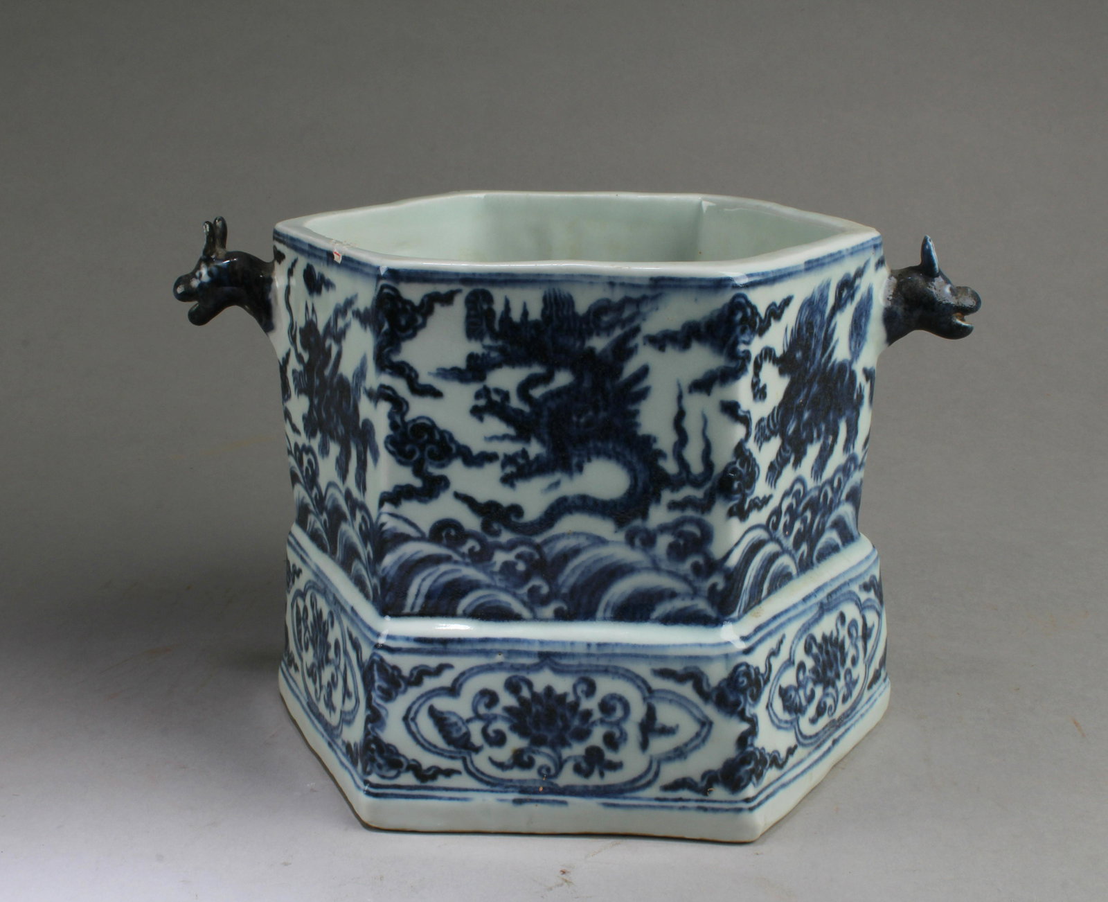 Chinese Blue & White Porcelain Ink Washer (1 of 5)
