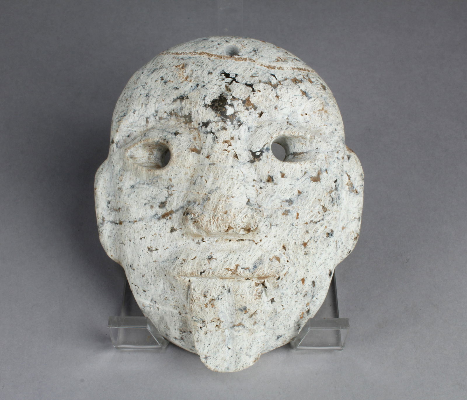 A Carved Jade Face Mask (1 of 4)