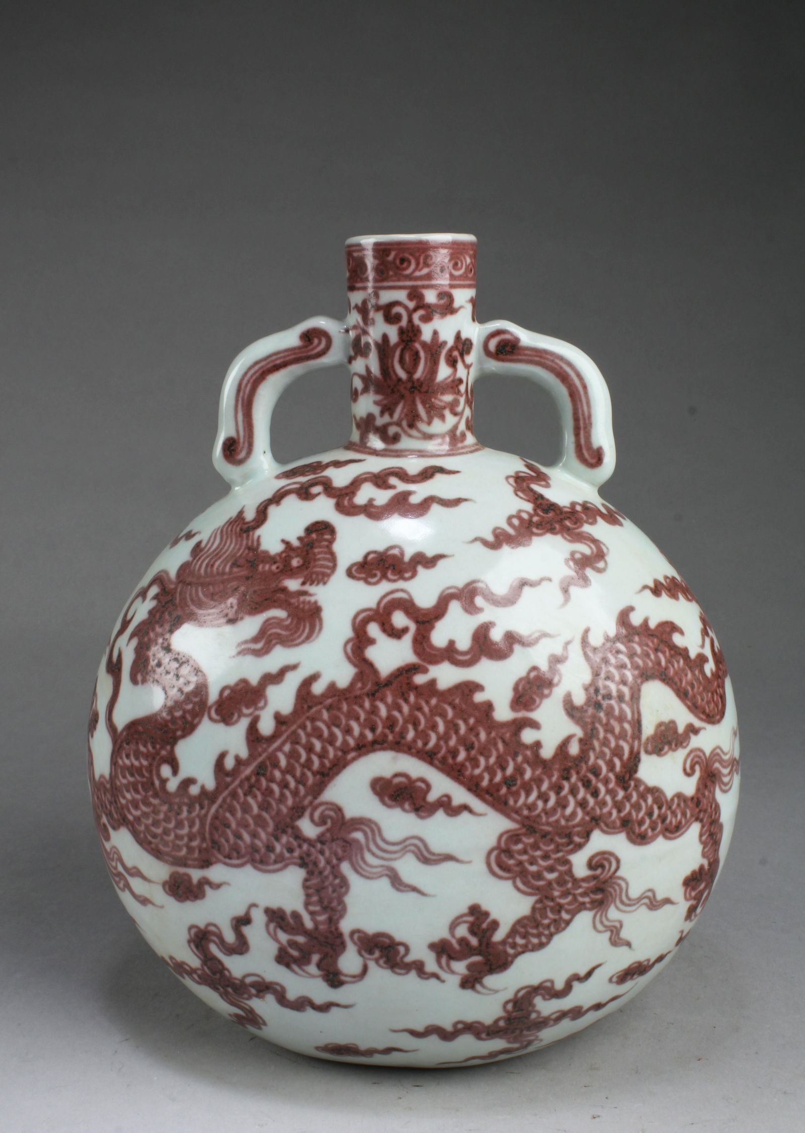 Chinese Iron Red Moonflask Vase (1 of 4)