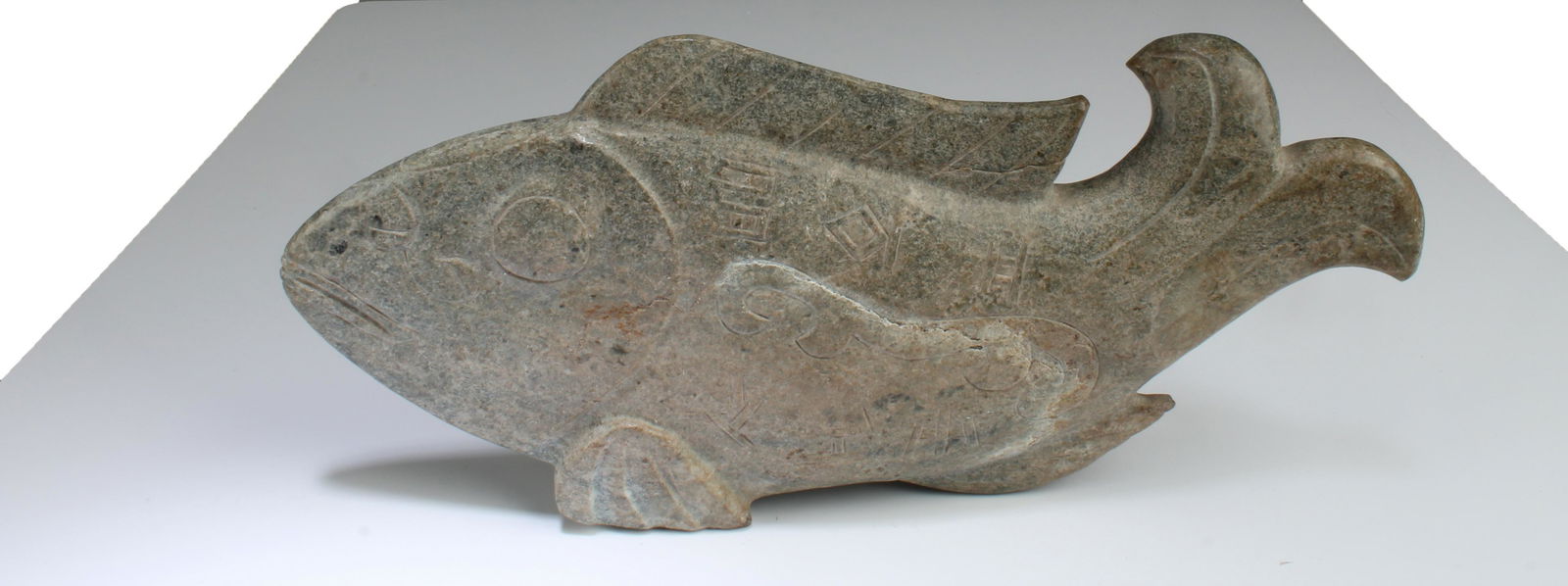 A Carved Jade Fish Figurine (1 of 3)