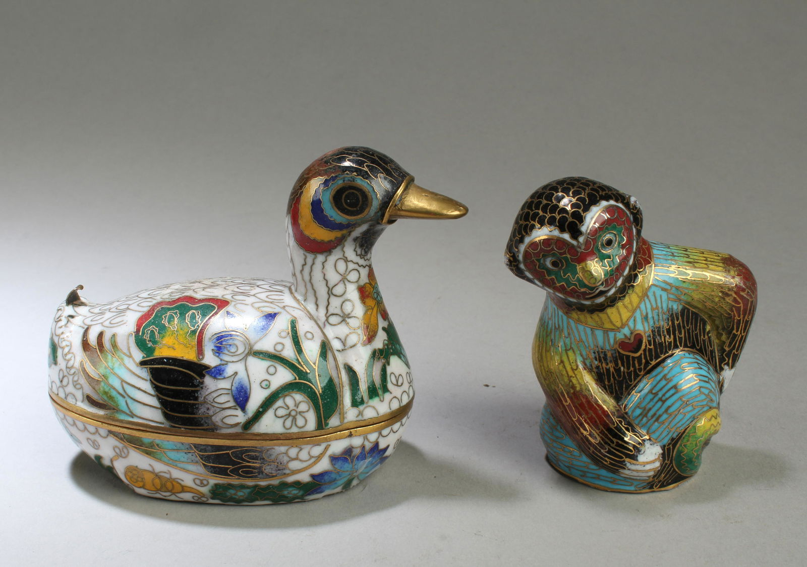 A Group of Two Cloisonne Ornament (1 of 3)