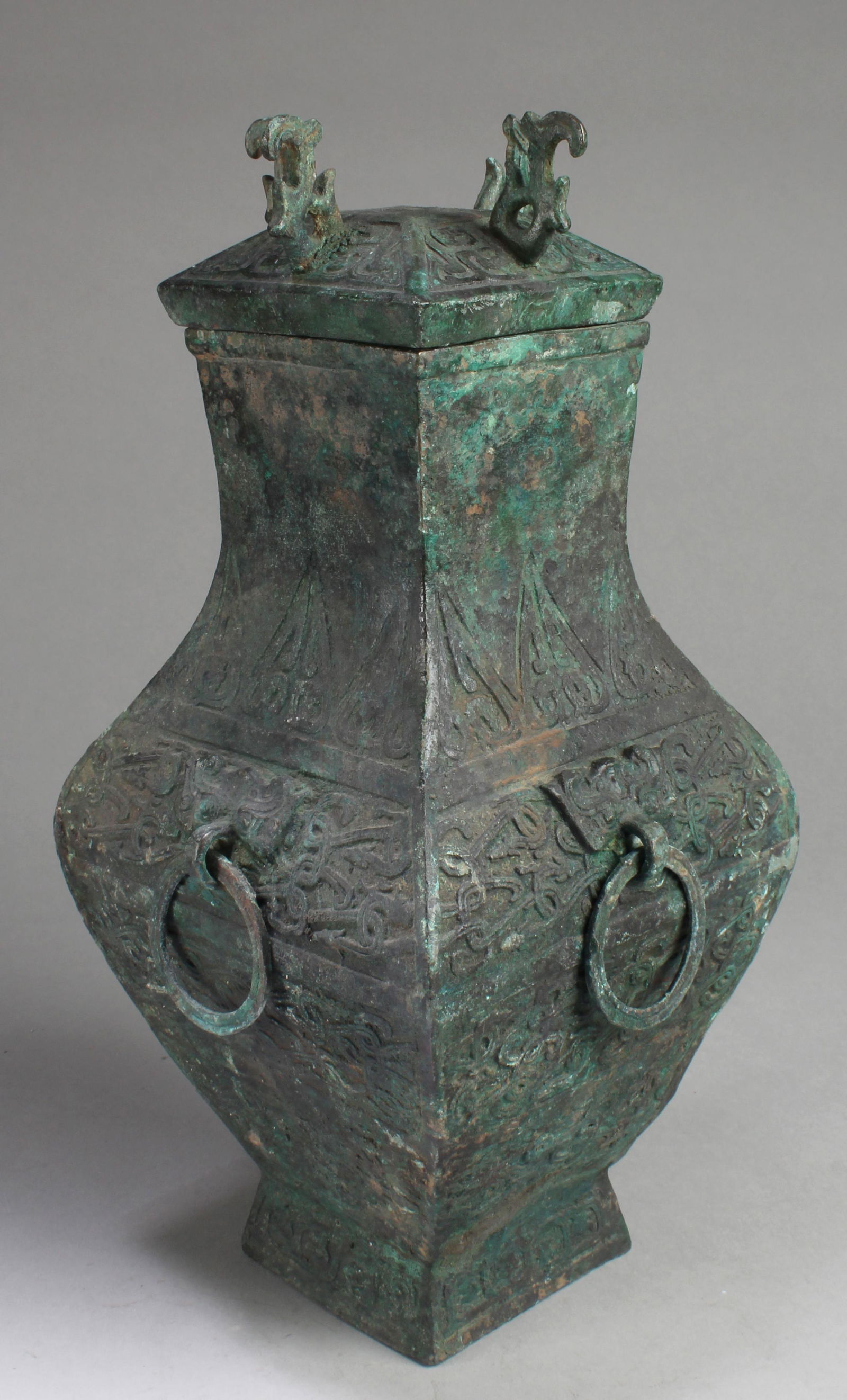 Chinese Bronze Container with Lid (1 of 5)