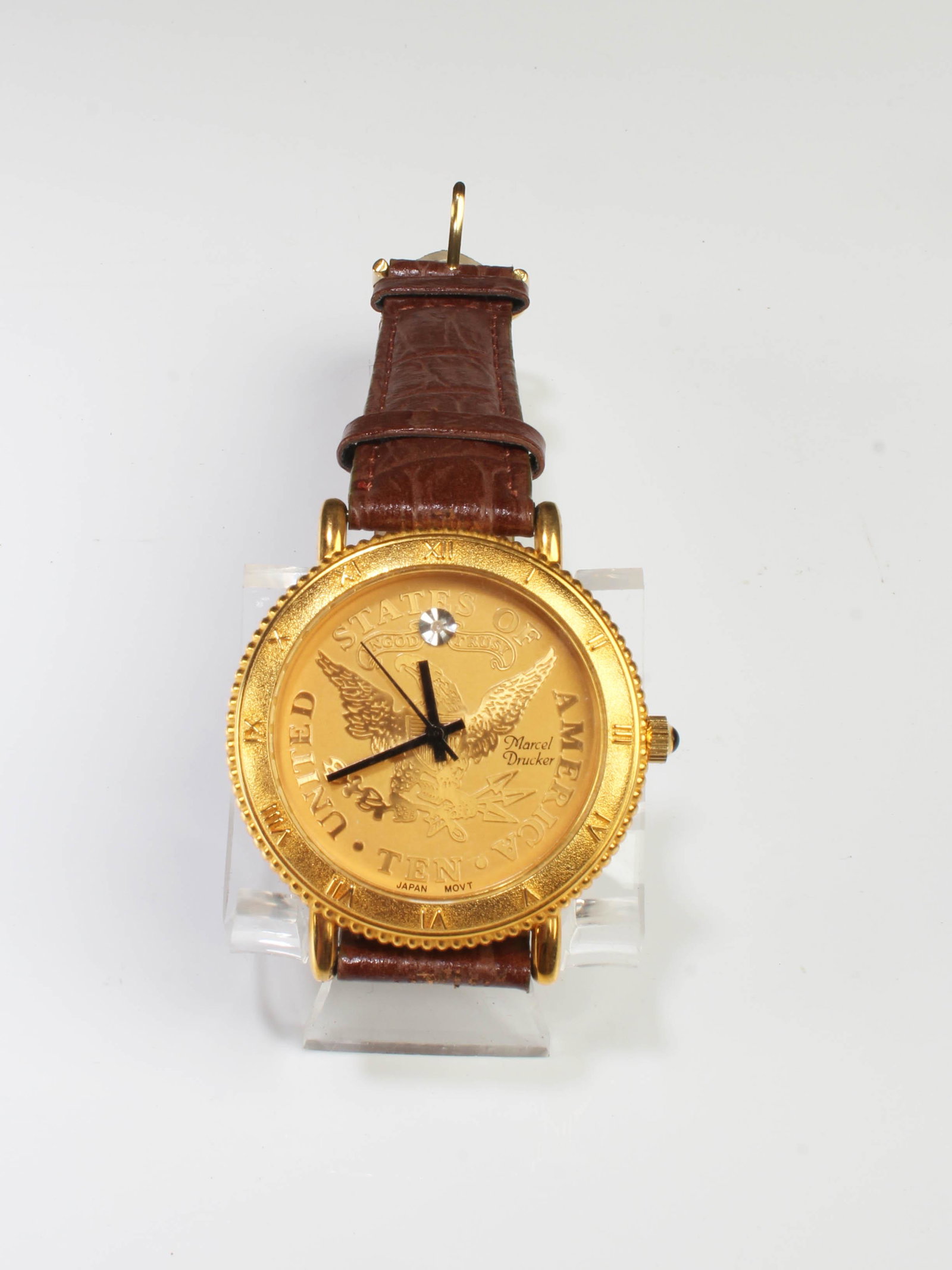 A Marcel Drucker Signature Leather Strap Watch (1 of 5)