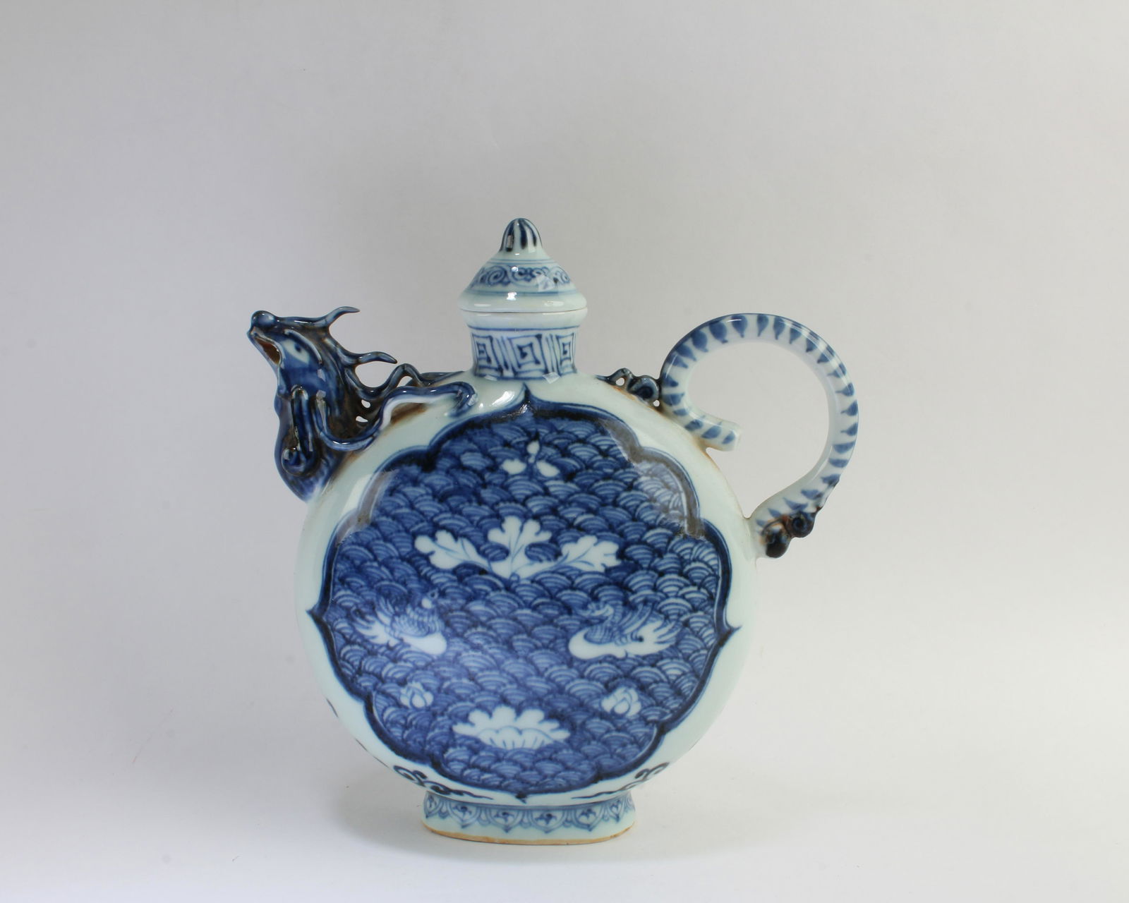 Chinese Blue & White Teapot (1 of 5)