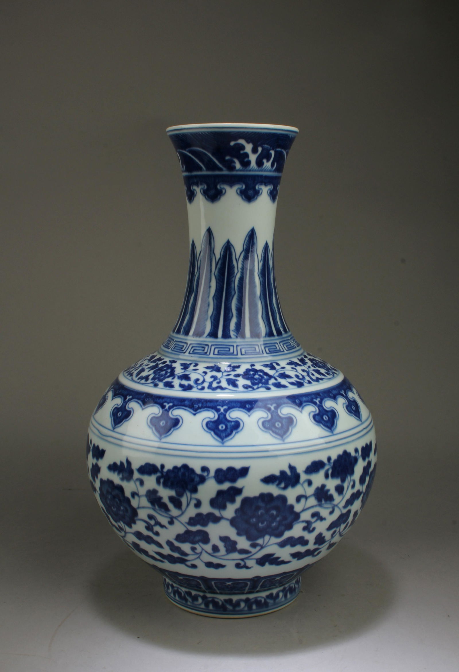 Chinese Blue & White Porcelain Vase (1 of 5)