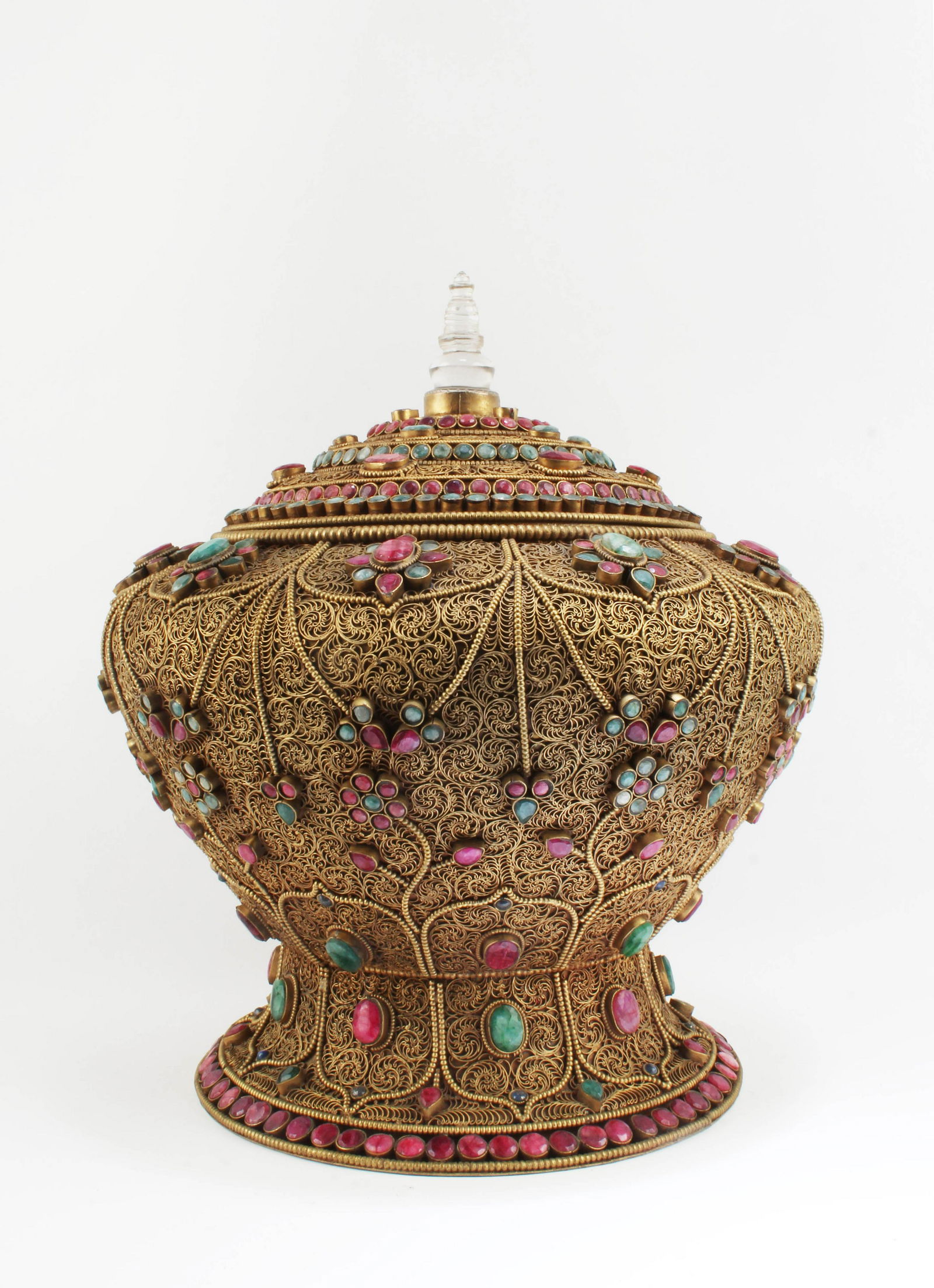 A Gilt Bronze Ritual Container (1 of 7)