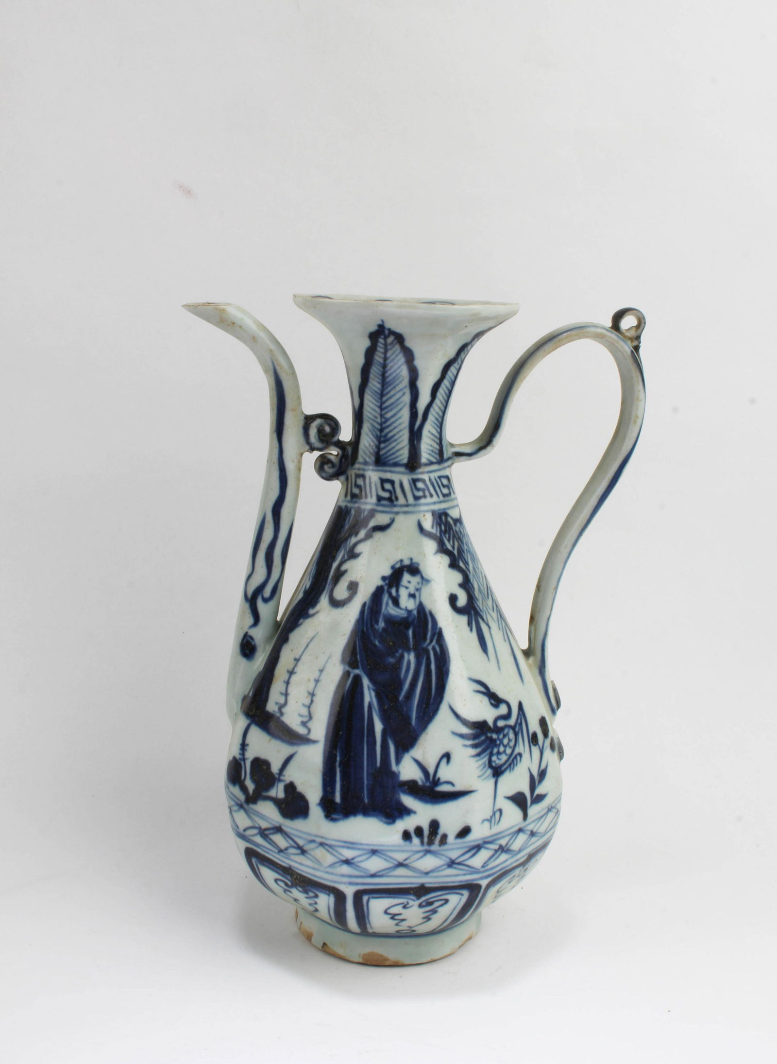 Chinese blue & White Ewer (1 of 5)