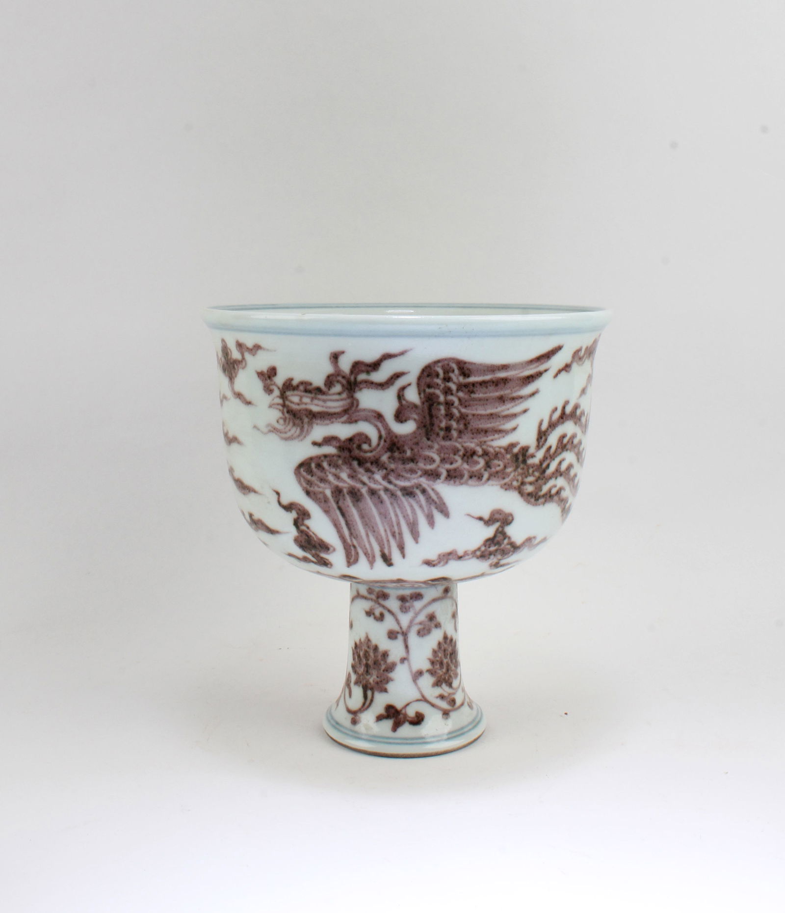 Chinese Iron Red Stem Bowl (1 of 5)