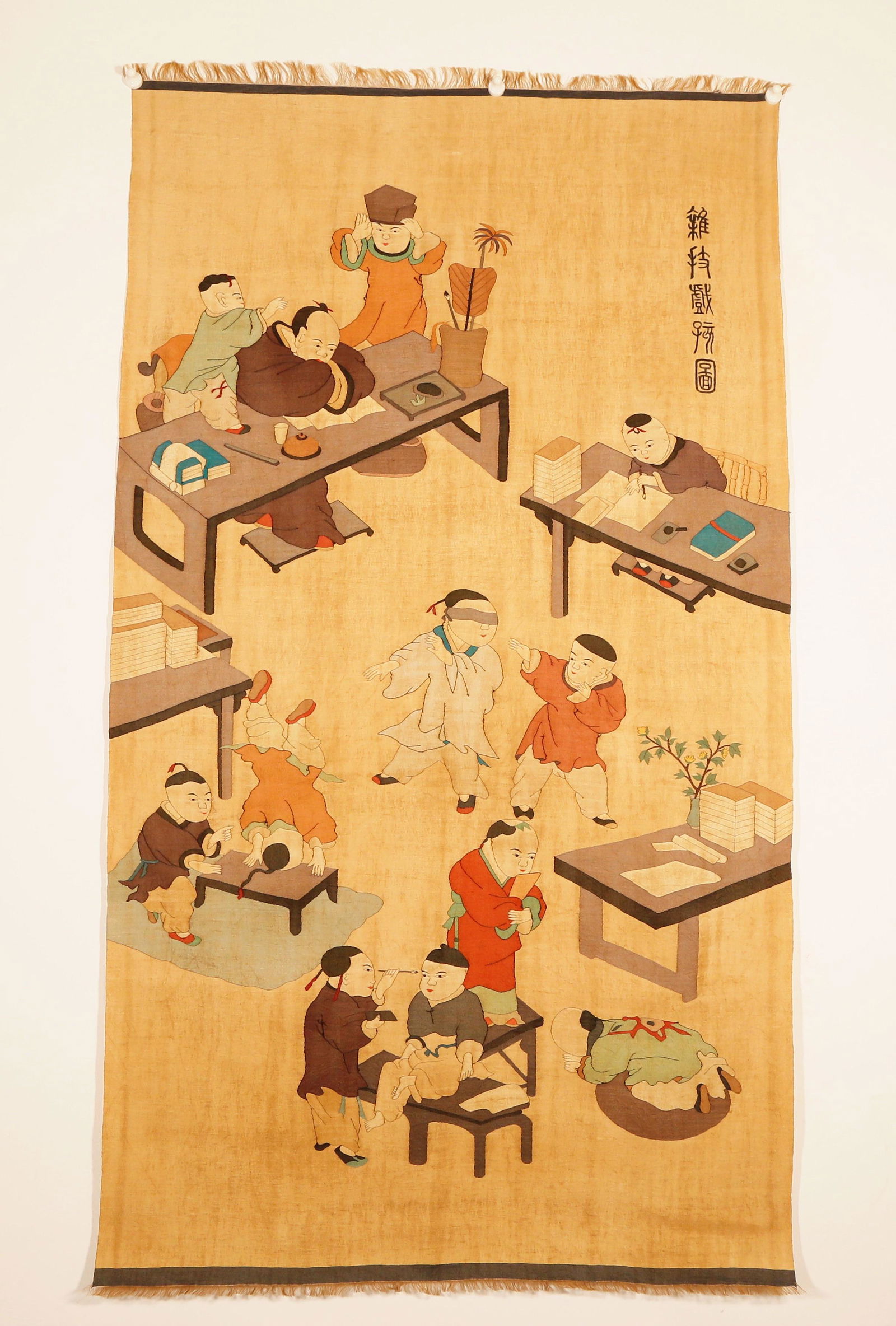 Finely woven Playing Kids Kesi (1 of 9)