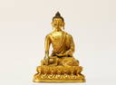 A fine Tibetan gilt bronze  Figure of Buddha