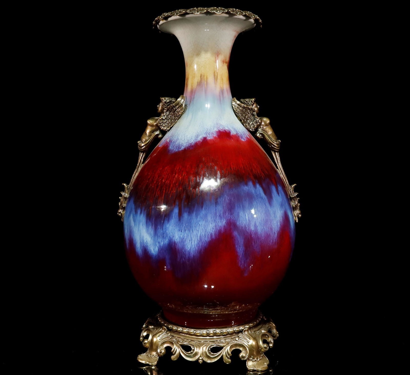 A Fabulous Copper-decorated Flambed Glazed Porcelain (1 of 11)