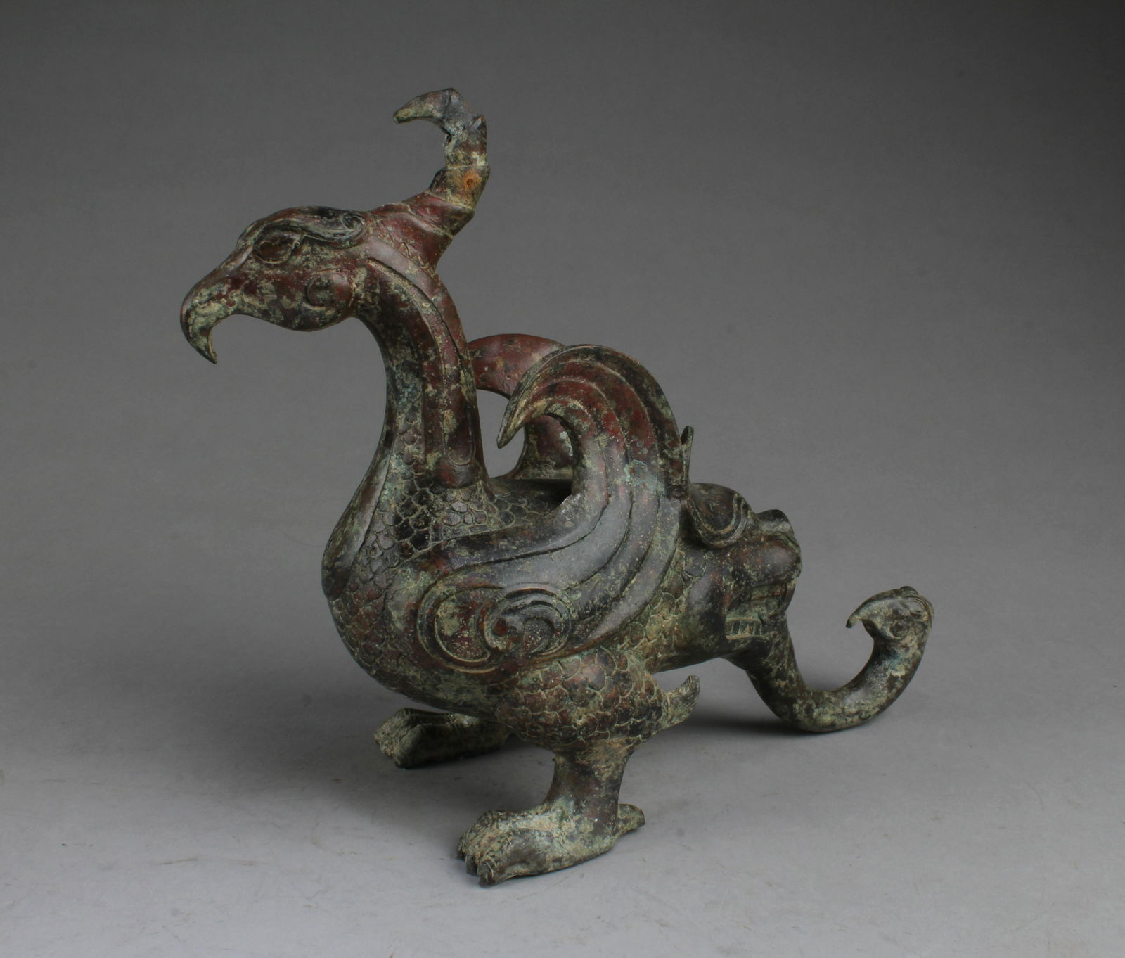 A Bronze Mythical Creature Statue (1 of 4)