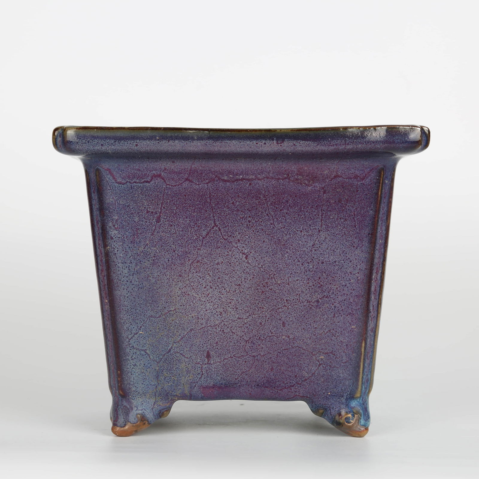 A JUN WARE RECTANGULAR JARDINIERE (1 of 7)