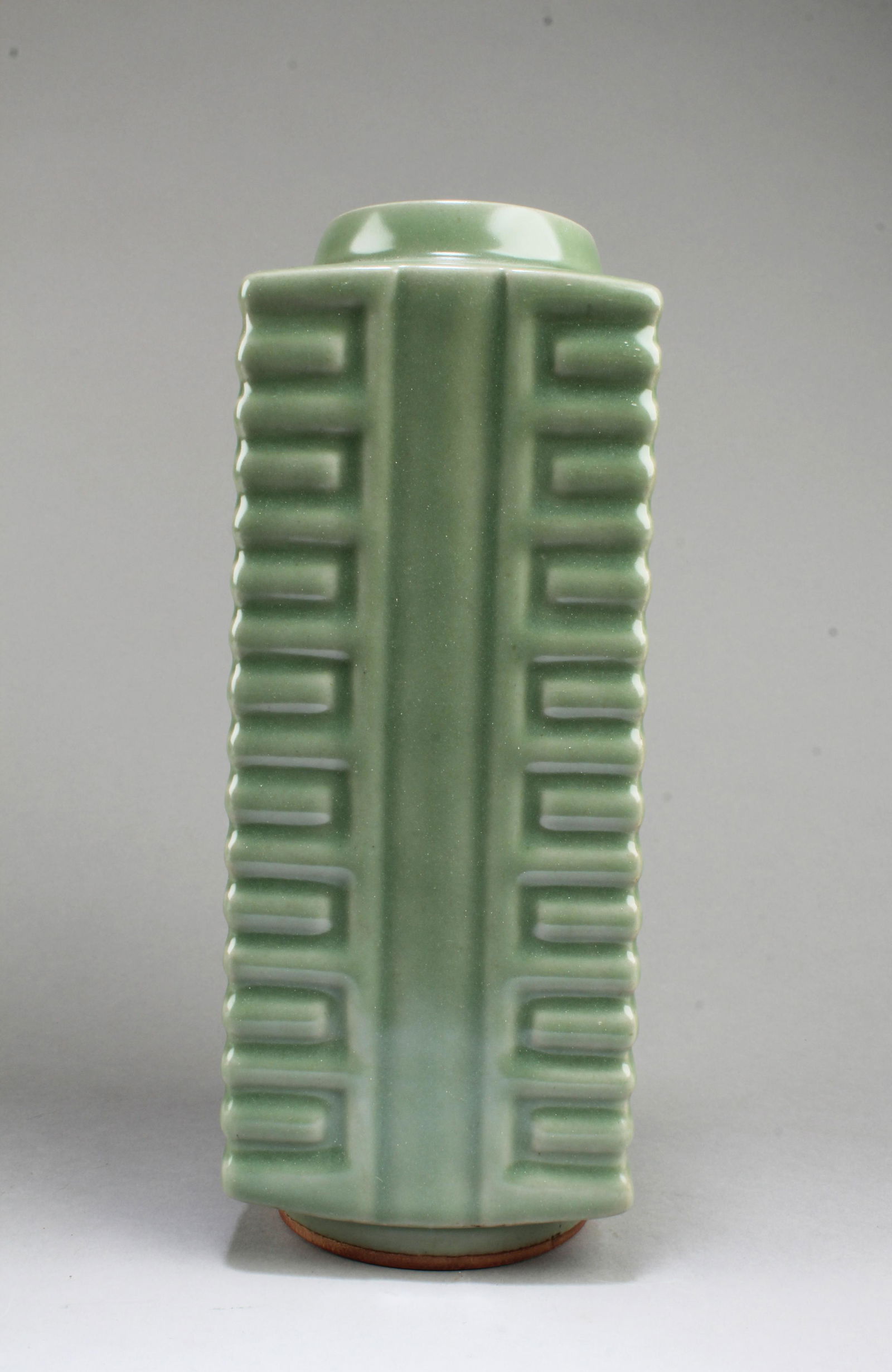 Chinese Celadon 'Cong' Vase (1 of 5)