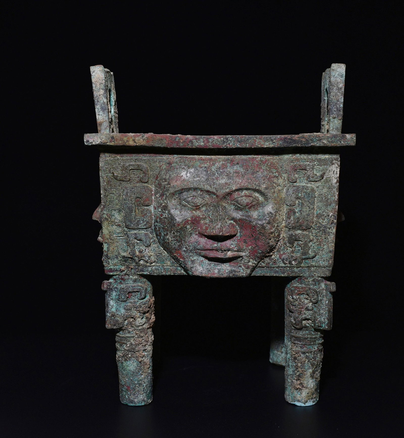 A Bronze Rectangular Shaped Incense Burner (1 of 9)