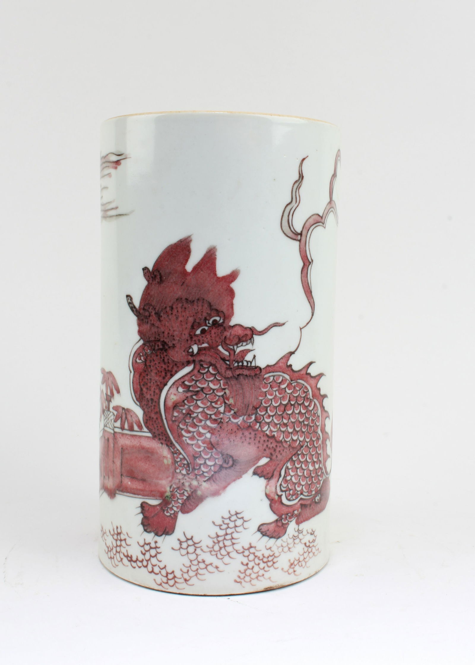 Chinese Porcelain Brushpot (1 of 6)