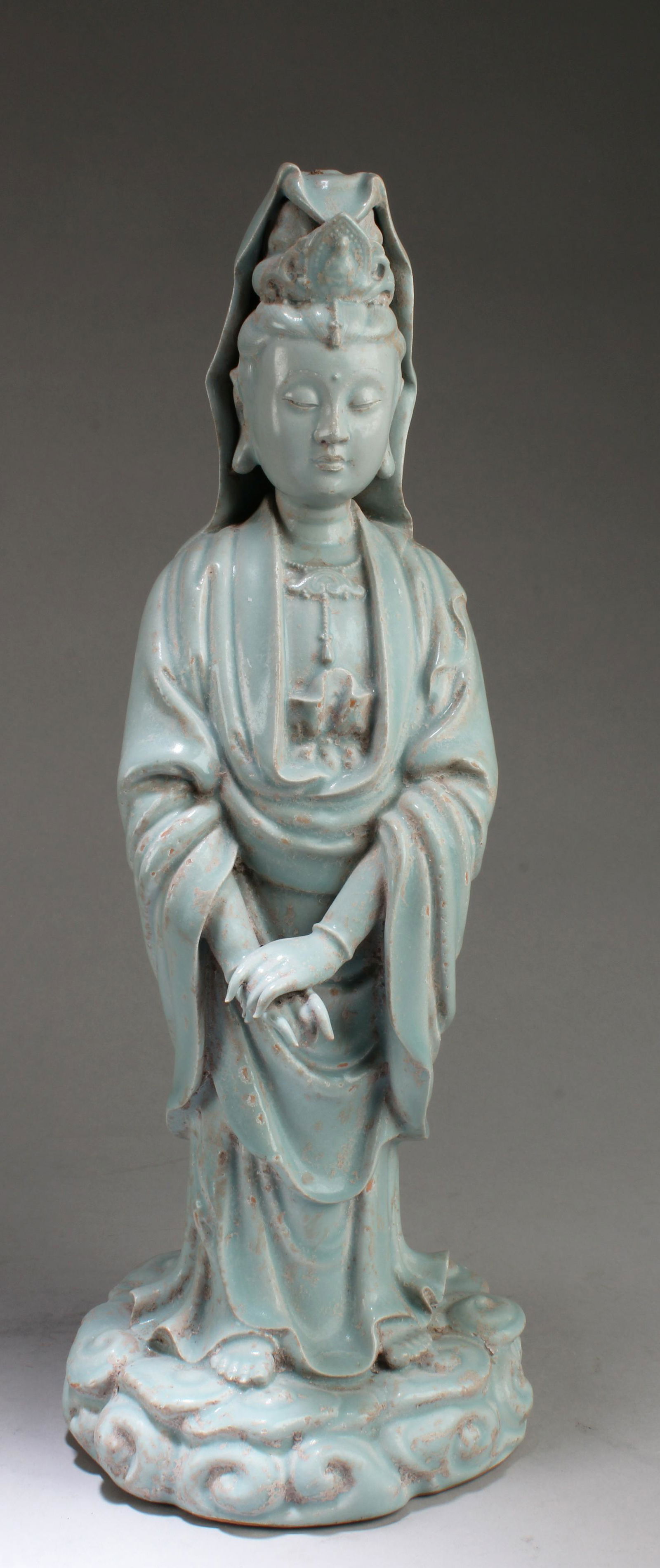 Chinese Porcelain Guanyin Statue (1 of 6)