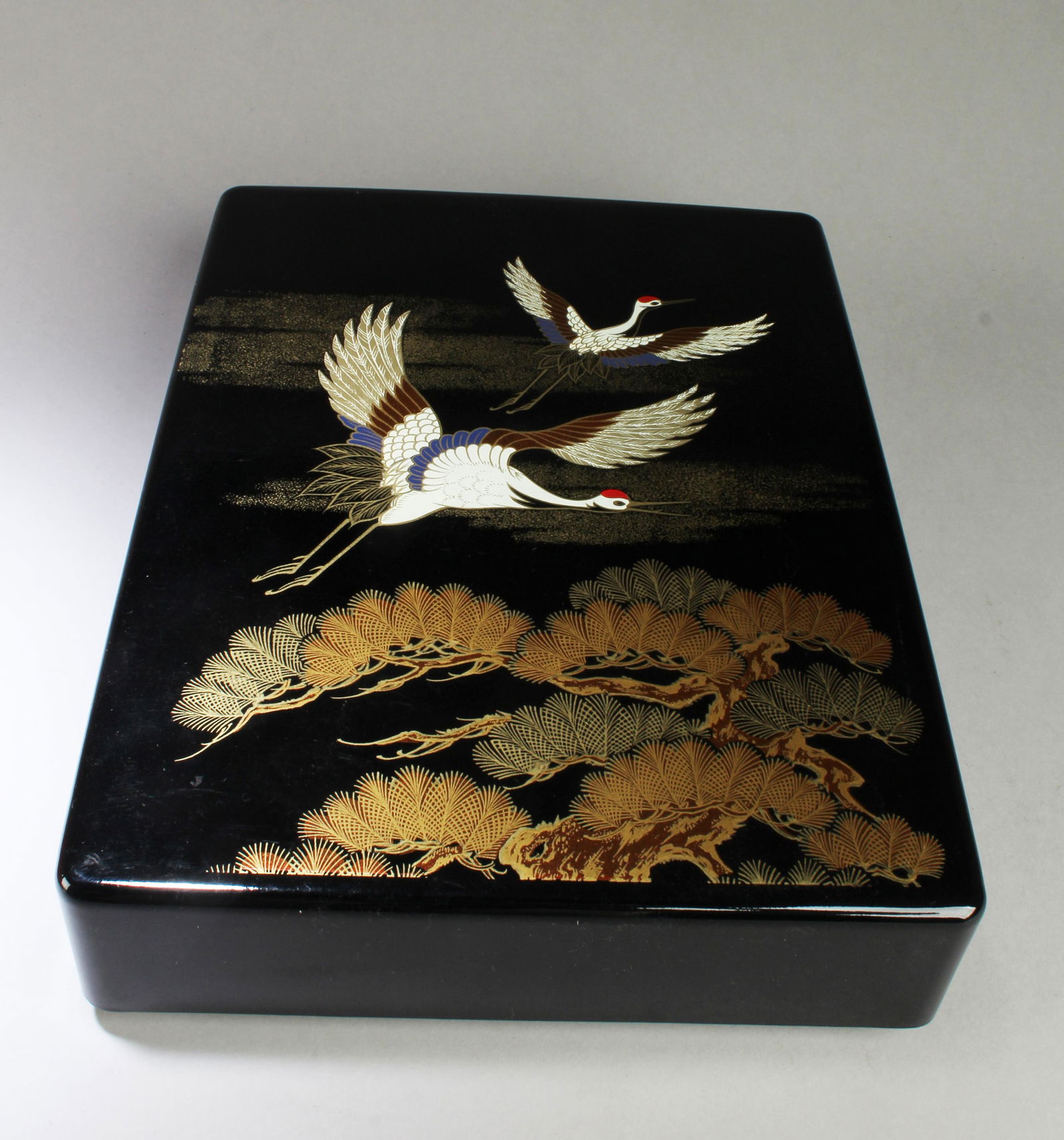 A Lacquer Rectangular Shaped Box (1 of 4)