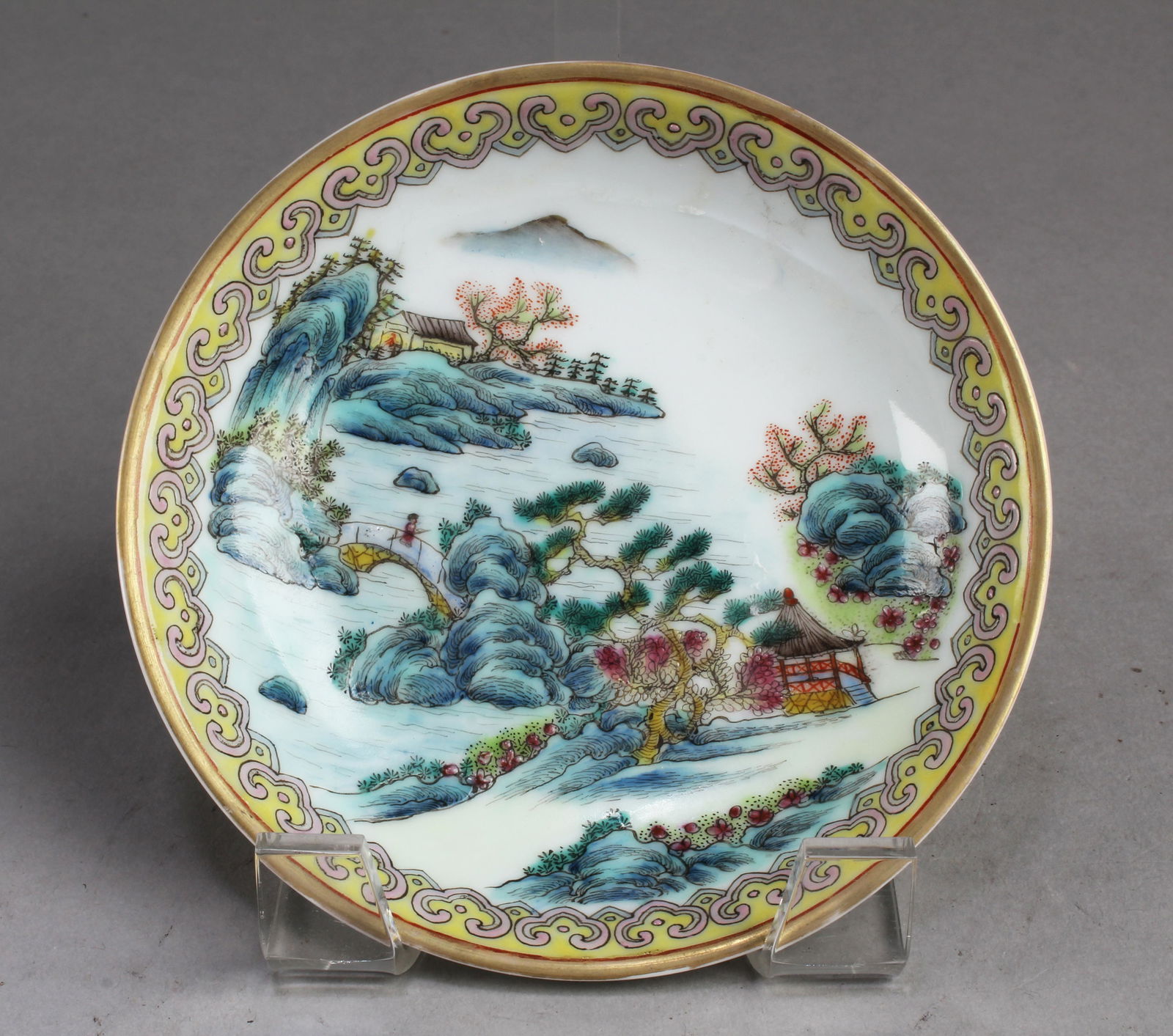 Chinese Famille Rose Porcelain Plate (1 of 2)