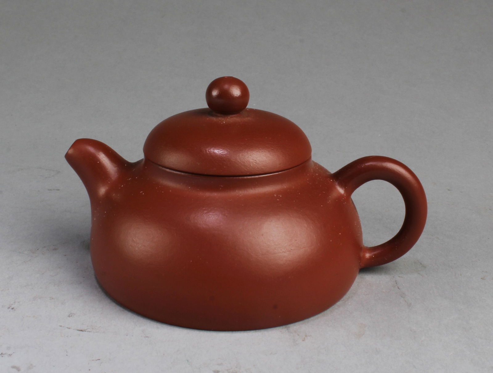Chinese Zisha Teapot: Chinese Zisha Teapot. Length: 4.75"