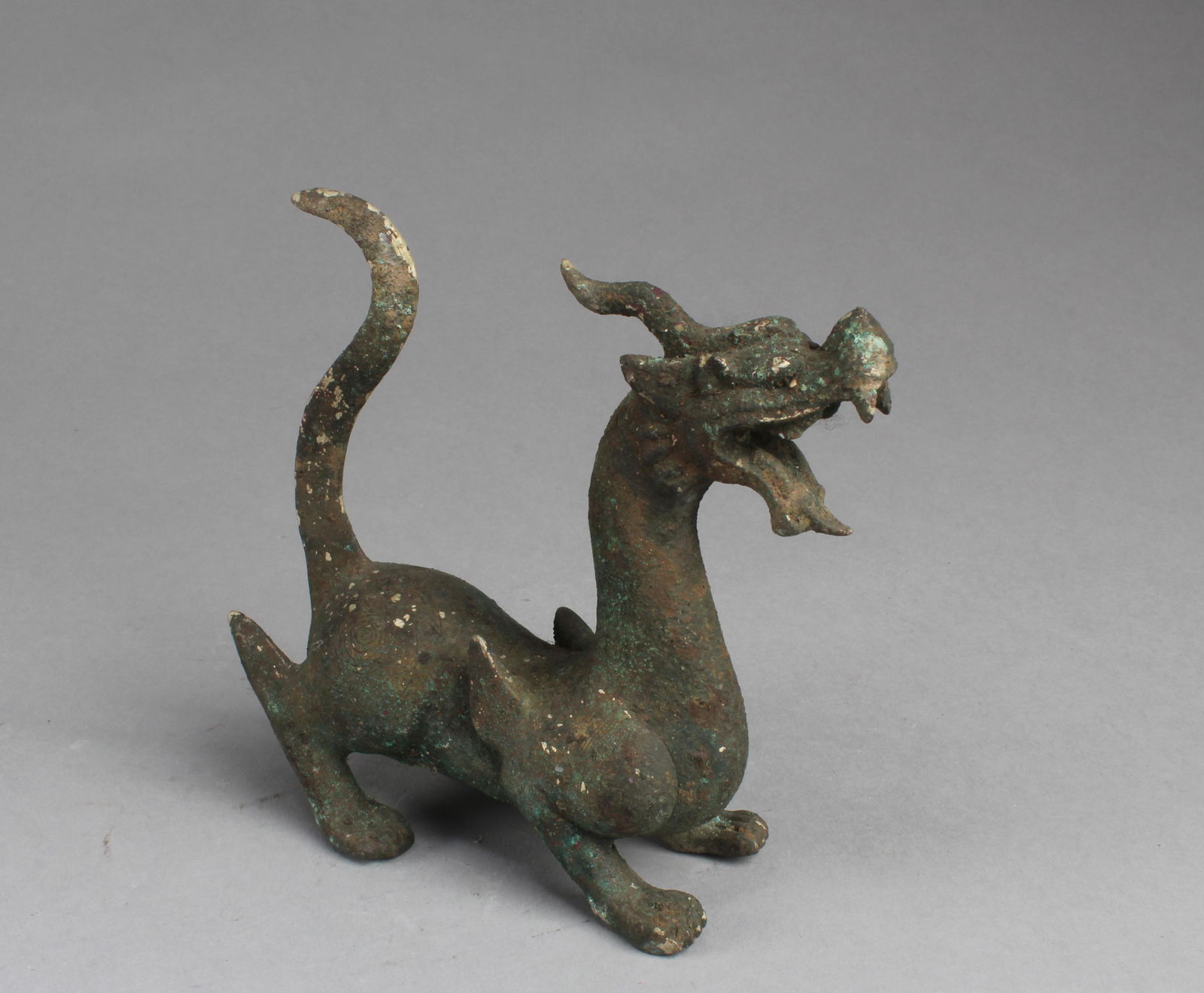Chinese Bronze Mythical Beast Figurine (1 of 4)