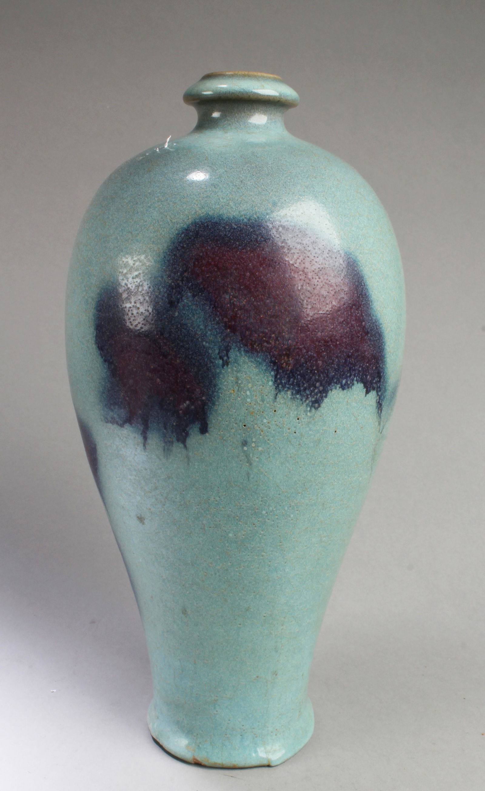 Chinese Junyao With Purple Splash Meiping Vase (1 of 5)