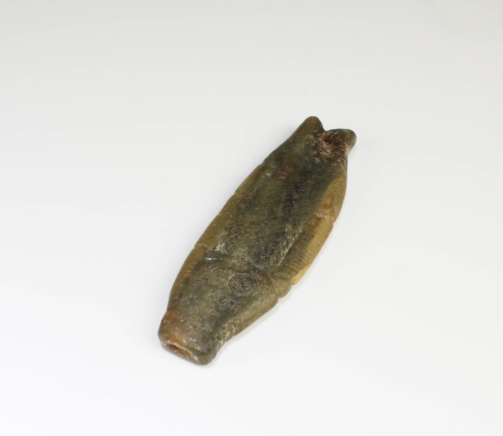 A Carved Fish-Shaped Jade Ornament (1 of 2)