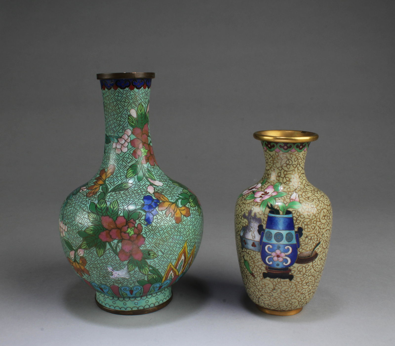 Two Pieces of Antique Cloisonne Vases (1 of 5)
