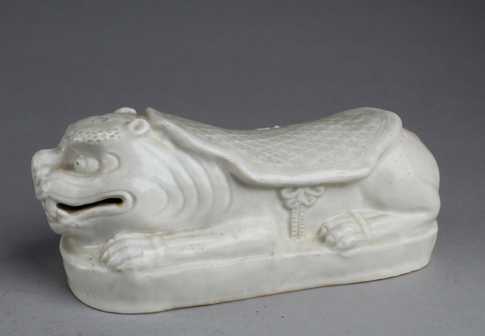 Chinese Porcelain Pillow: Chinese Porcelain Pillow. Length: 11"