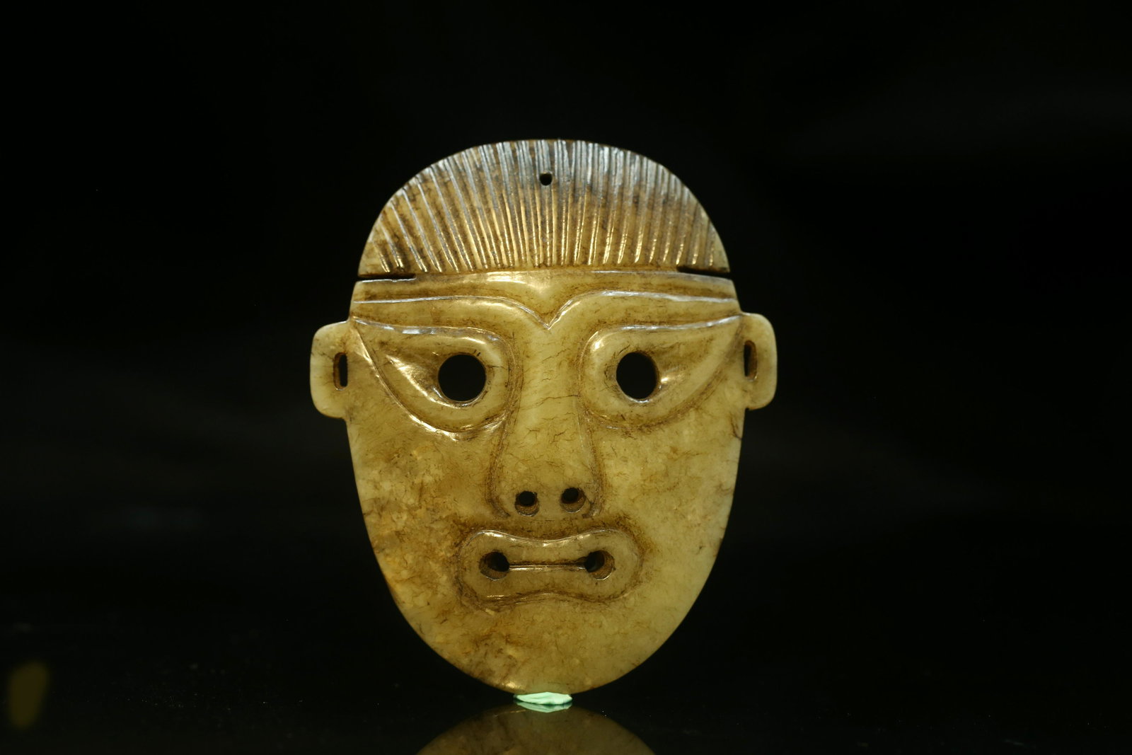 A Carved Jade Facemask (1 of 9)