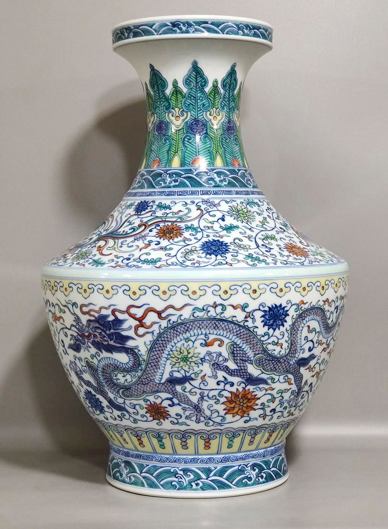 A Porcelain Doucai Vase (1 of 7)