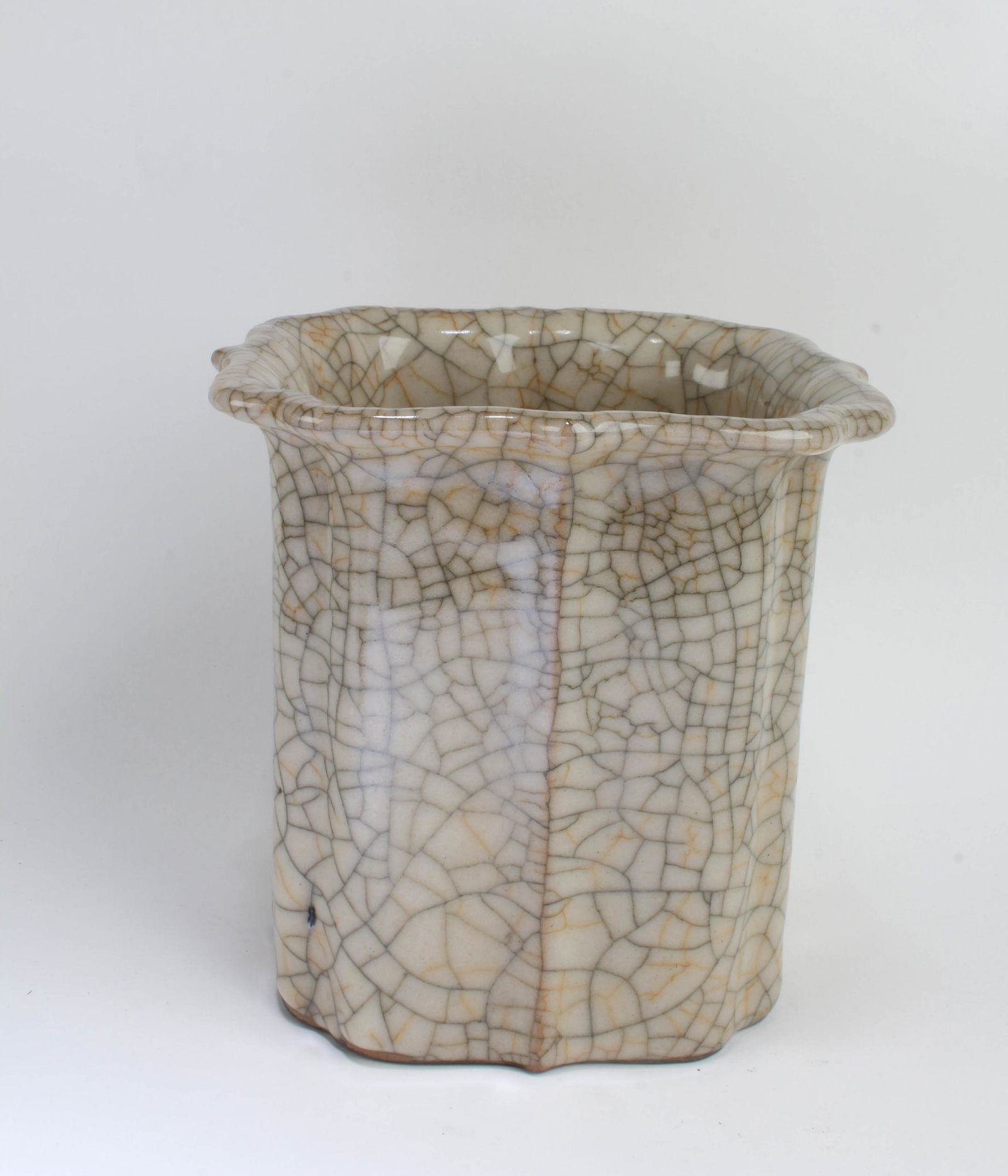 Chinese Geyao Brushpot (1 of 4)