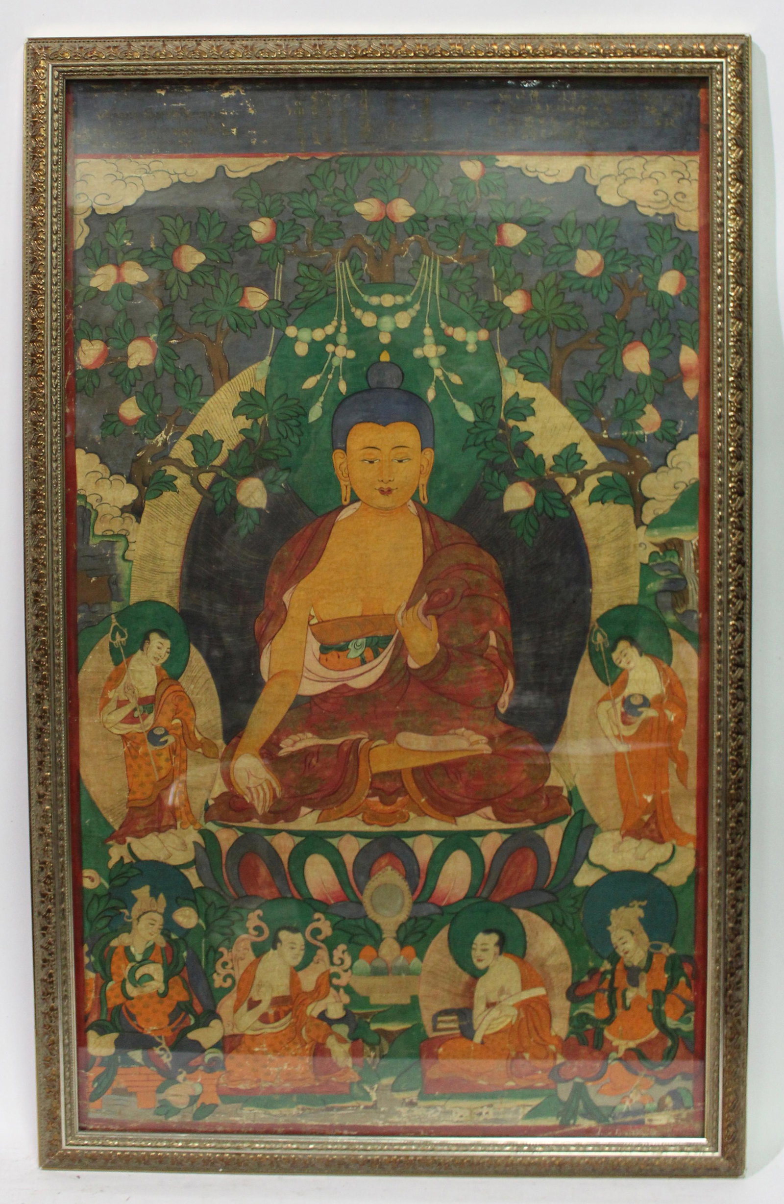 A Framed Thangka Of Amitayus (1 of 6)