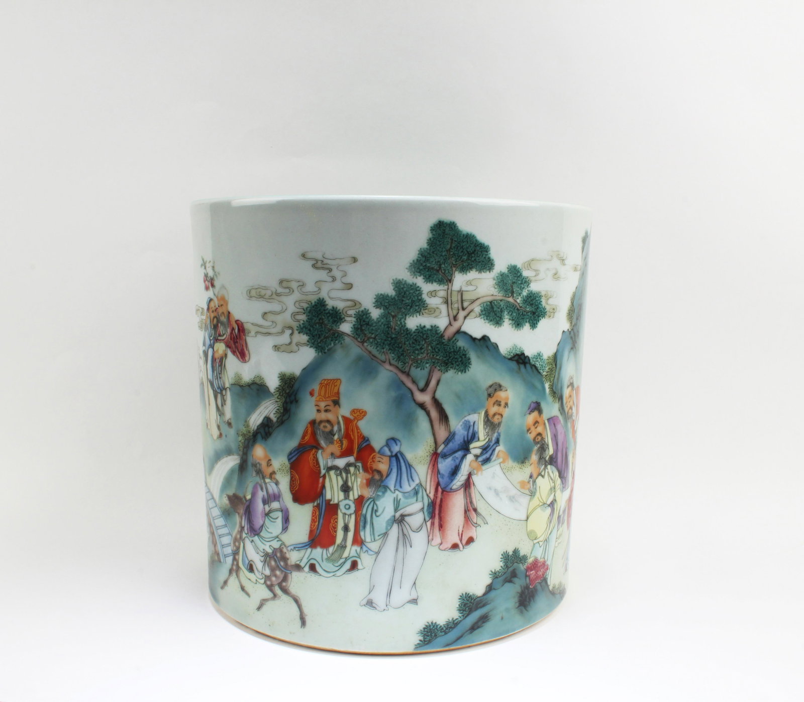Chinese Porcelain Brushpot (1 of 6)