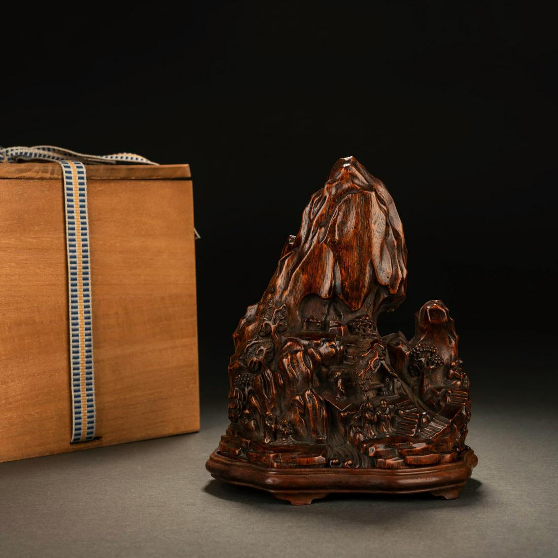 Carved Eaglewood Boulder (1 of 9)