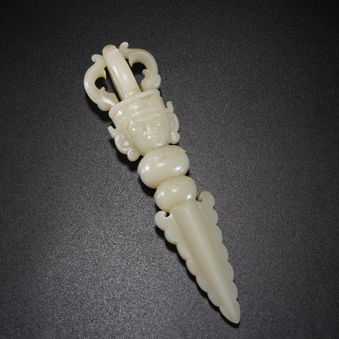 White Jade Buddhist Implement (1 of 9)