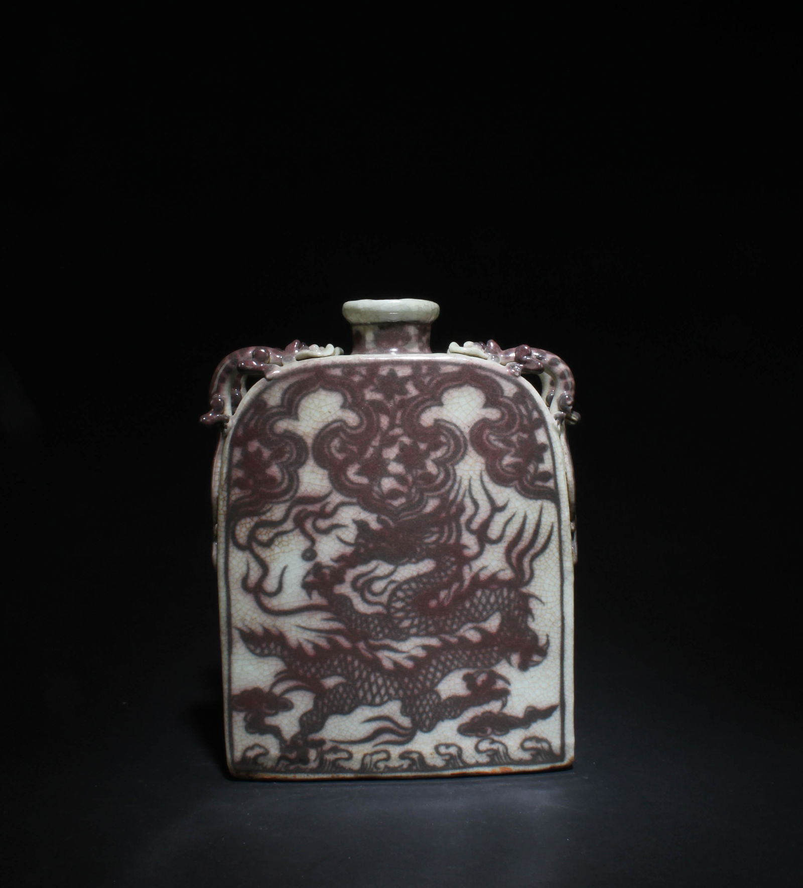 An Iron Red Moonflask Vase (1 of 7)