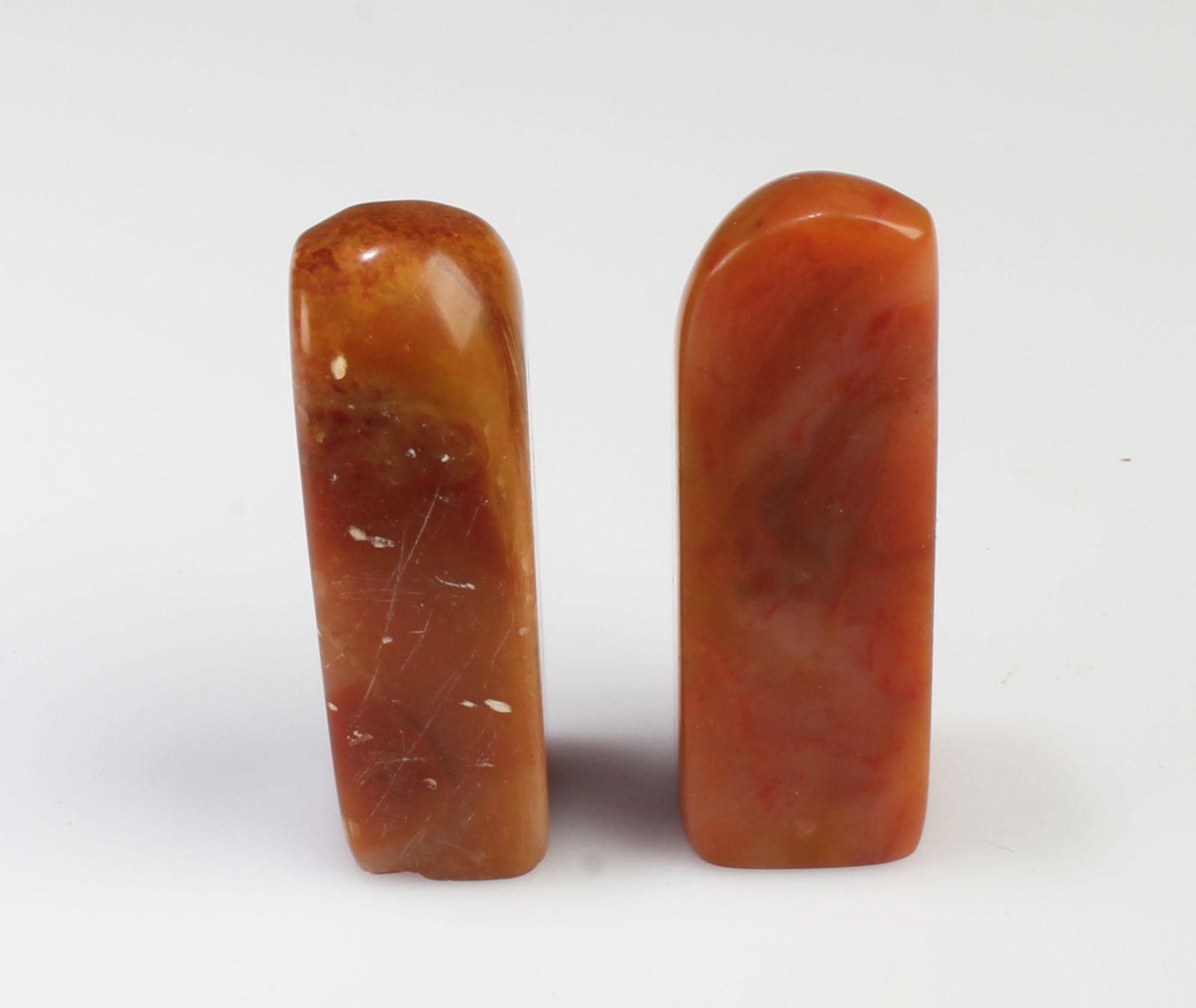 A Group of Two Soapstone Seals (1 of 3)