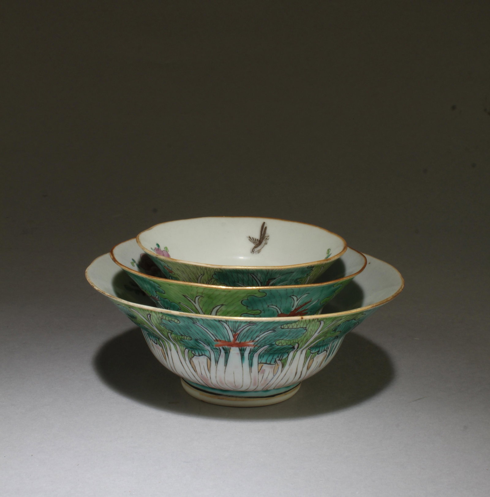 A Group of Three Porcelain Bowls (1 of 13)