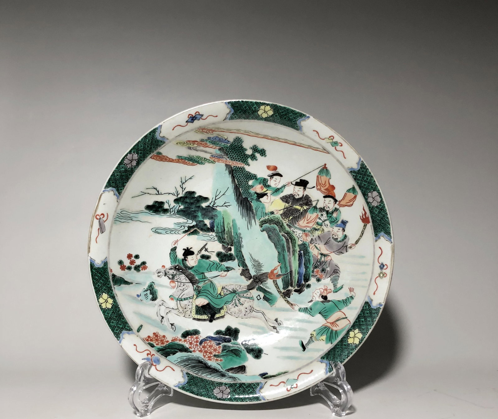 A Jamille Verte Porcelain Plate (1 of 4)