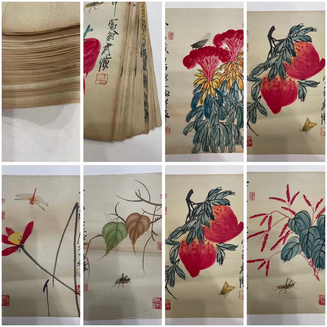 A Group of Fifty Chinese Scroll Paintings (1 of 8)