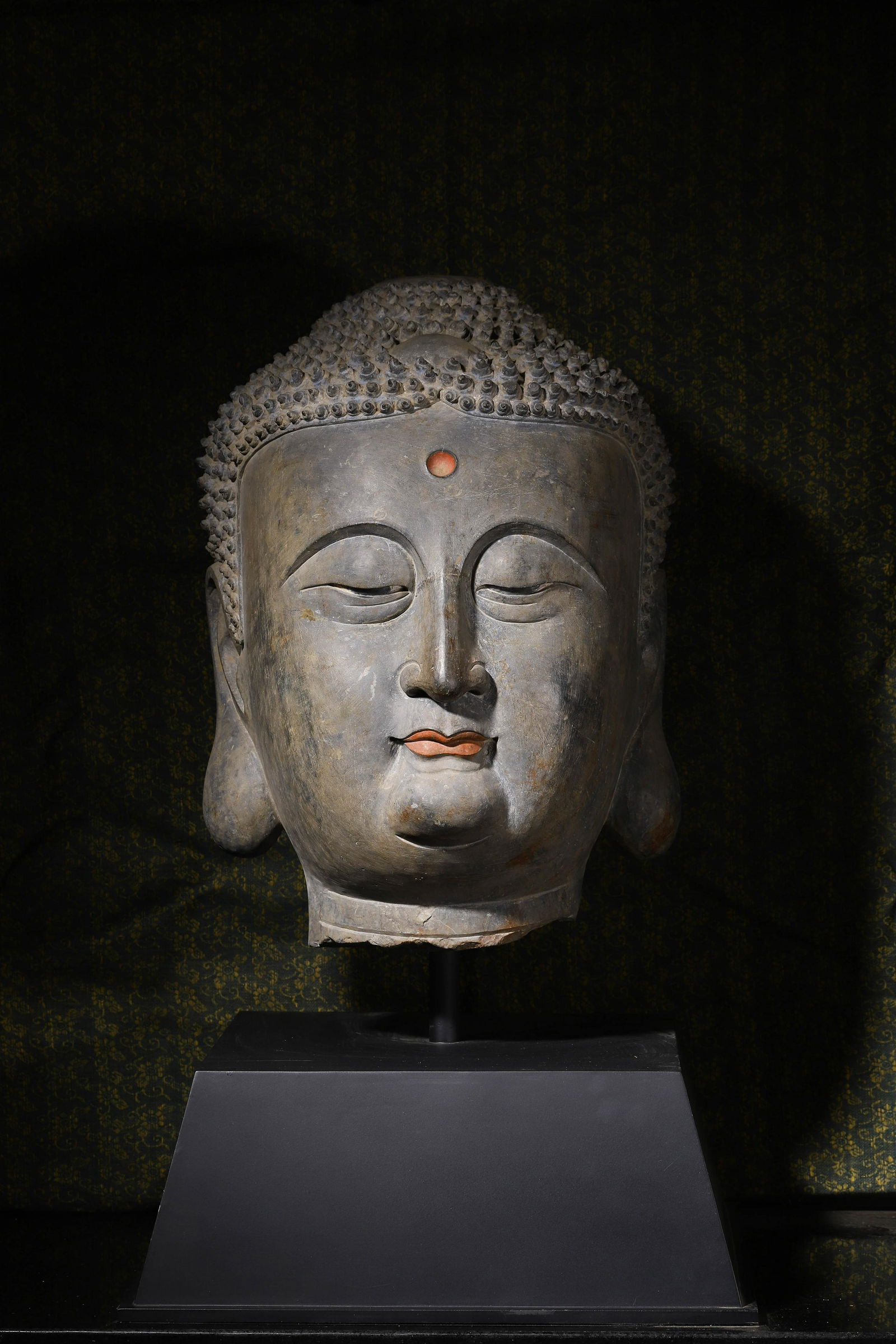 Tand Dynasty Stone Buddha Head (1 of 11)