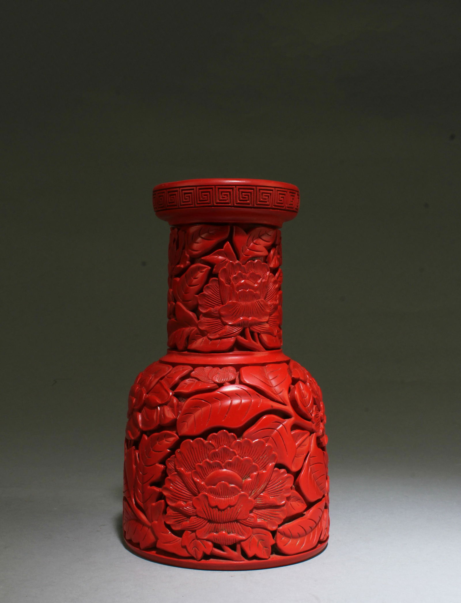 A Cinnabar Lacquer Vase, ming Dynasty (1 of 7)