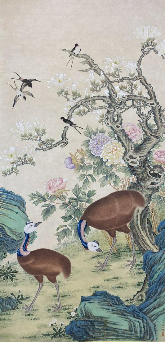 Chinese Hanging Scroll Painting (1 of 8)