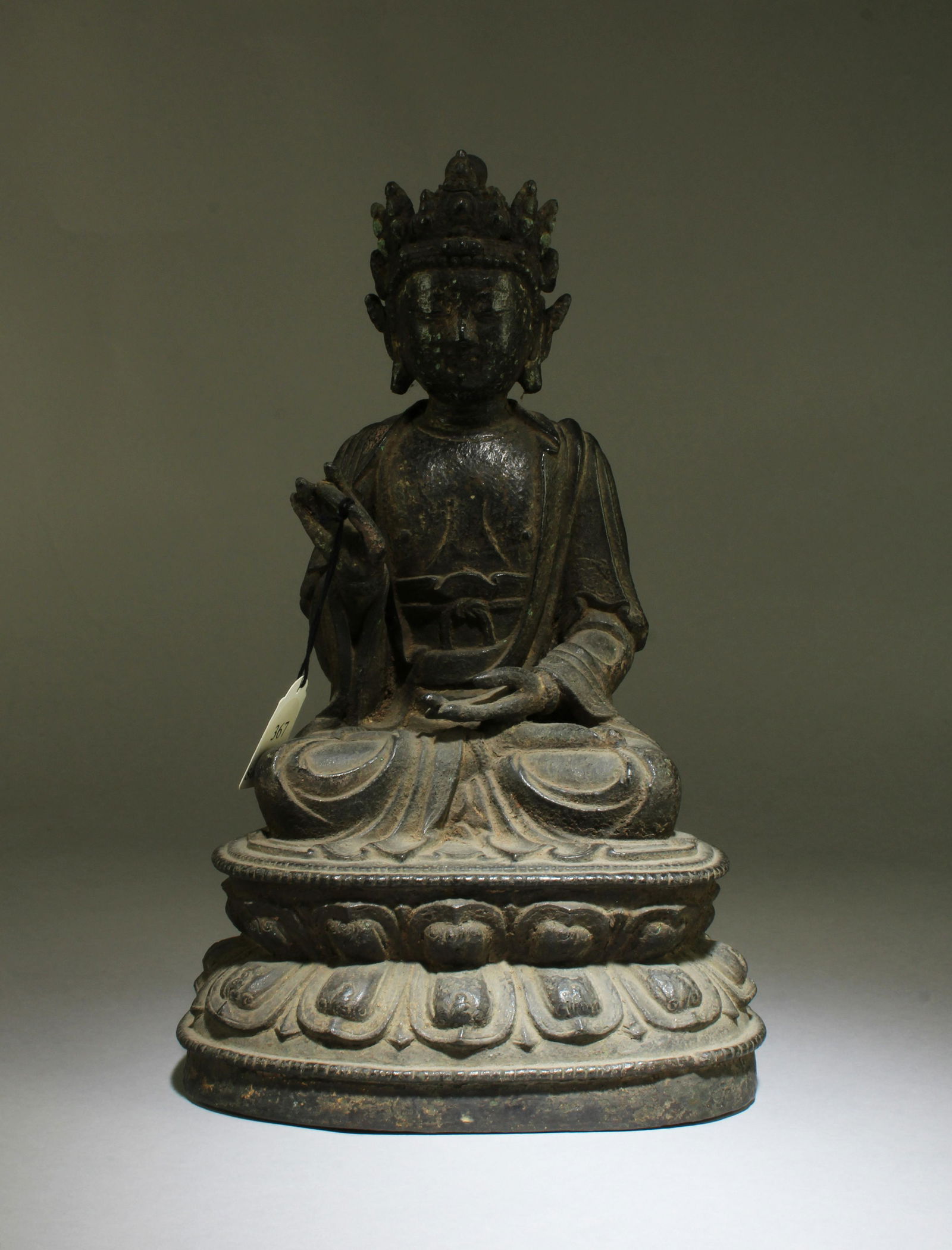 Antique Chinese Bronze Bodhisattva Statue (1 of 11)