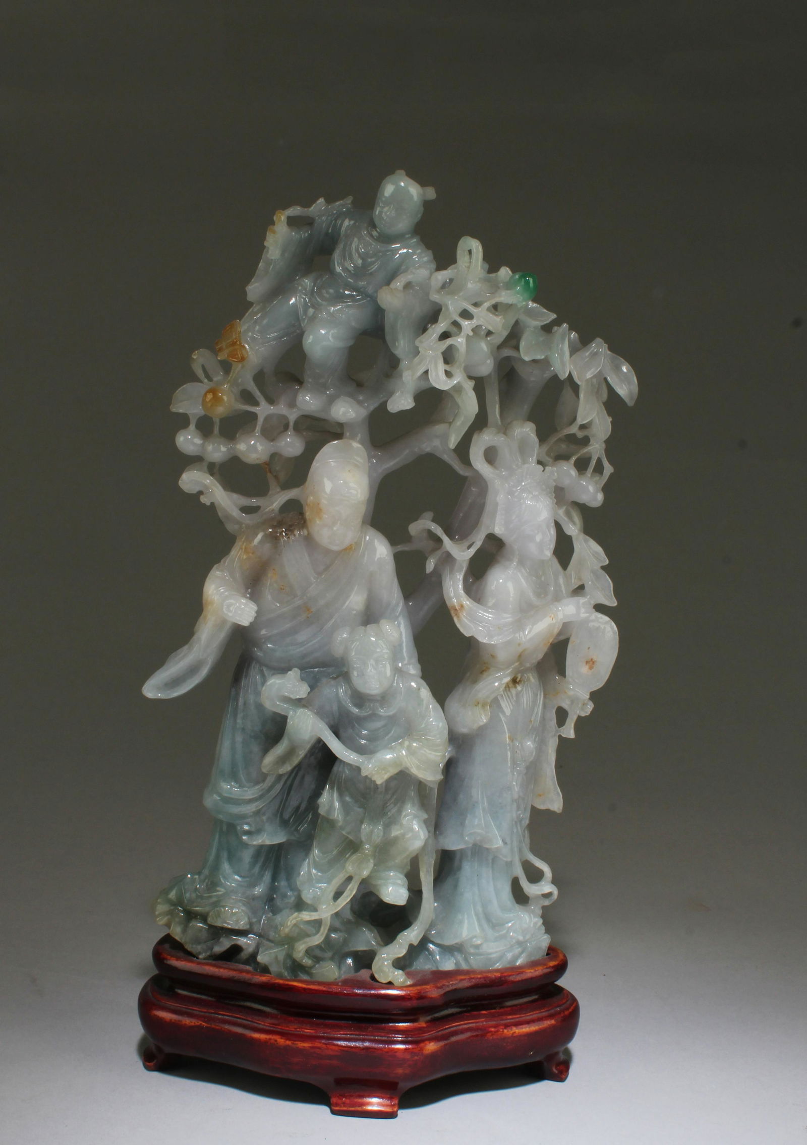 Chinese Carved Jade Statue (1 of 5)